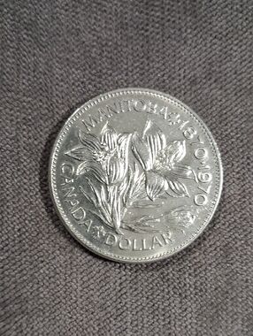 Vintage Canada Manitoba Centennial Commemorative "Silver" Dollar 1970 VG-